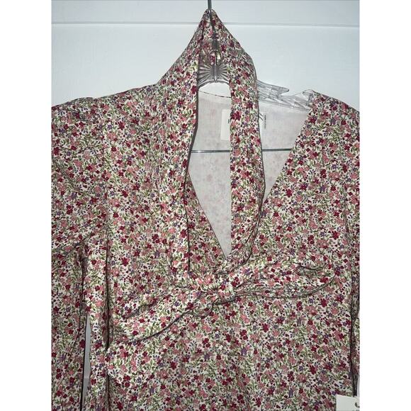 NWT Tuckernuck HYACINTH HOUSE Pink Floral Nellie Maxi Dress Medium - Picture 12 of 12